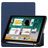 Mobigear Tri-Fold Gel iPad 6 (2018) TPU / Kunstlæder Pungetui + Stylus-holder - Mørkeblå