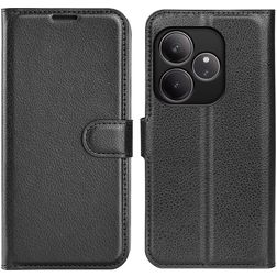 Mobigear Classic Realme GT 6 Wallet case - Black
