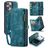 CaseMe 008 iPhone 16 Pro Case Detachable 2-in-1 Wallet Case Wallet - Blue