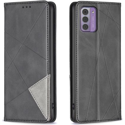 Mobigear Rhombus Slim Nokia G42 Capa livro - Preto