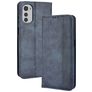 Mobigear Sensation Motorola Moto E32 Wallet case - Blue