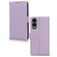 Mobilize Premium Gelly Samsung Galaxy S25 Edge Capa livro Carteira - Roxo