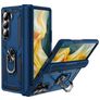Mobigear Armor Ring Samsung Galaxy Z Fold 6 Plástico rígido Capa traseira Antichoque com anel - Azul marinho