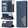 Mobigear Rhombus Slim Samsung Galaxy S21 Lompakkokotelo - Sininen