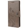 Mobigear Flowers Xiaomi Redmi Note 10 5G Plånboksfodral med sedelfack - Grå