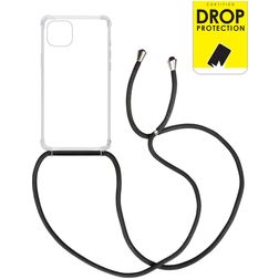My Style Loop Transparente iPhone 14 Plus TPU flexível Capa com cordão - Transparente