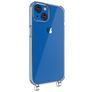Mobigear Mix & Match Transparent iPhone 13 Flexibel TPU Skal med rem - Transparent