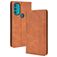 Mobigear Sensation Motorola Moto G71 5G Funda tipo libro Cartera - Marrón