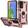 Mobigear Armor Ring Samsung Galaxy A73 Hardcase Back cover Antiurto con anello - Oro rosa