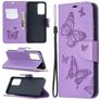 Mobigear Butterfly Samsung Galaxy A52 Wallet case - Purple
