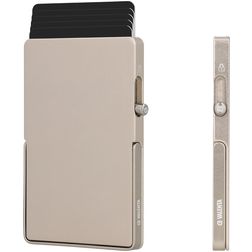 Valenta Cardprotector Porta-cartões Alumínio - 5 cartões - Compatível com MagSafe - Titânio