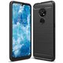 Mobigear Brushed Slim Nokia 7.2 Joustava TPU Suojakuori - Musta