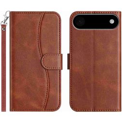Mobigear S Line iPhone Air Plånboksfodral med sedelfack - Brun