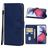 Mobigear Wallet Motorola Moto G72 Cover a libro portafoglio - Blu