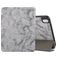 Mobigear Tri-Fold Marble iPad 10 (2022) Funda tipo libro + Portalápices - Gris