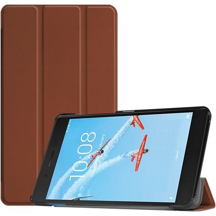 Mobigear Tri-Fold Lenovo Tab E7 Wallet case - Brown