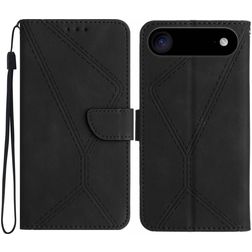 Mobigear Stitch iPhone Air Pungetui med Seddelrum - Sort