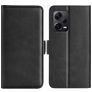 Mobigear Slim Magnet Xiaomi Redmi Note 12 Pro Plus Lompakkokotelo + Setelitasku - Musta