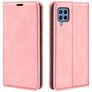 Mobigear Retro Slim Samsung Galaxy M22 Funda tipo libro Cartera - Rosa