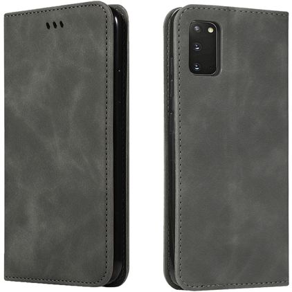 Mobigear Retro Slim Samsung Galaxy S20 Plånboksfodral med sedelfack - Grå