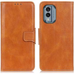 Mobigear Classy Nokia X30 Funda tipo libro Cartera - Coñac