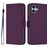 Mobigear Urban Wallet iPhone 16 Plus Funda tipo libro Cartera - Morado