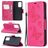 Mobigear Butterfly Samsung Galaxy A52 Lompakkokotelo + Setelitasku - Magenta