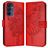 Mobigear Butterfly Samsung Galaxy A16 Funda tipo libro Cartera - Rojo