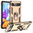 Mobigear Armor Ring Google Pixel 6a Hard Case Back cover Shockproof with Ring Holder - Gold