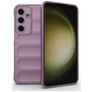 Mobigear Bumpy Samsung Galaxy S24 FE TPU flexible Carcasa - Morado