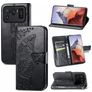 Mobigear Butterfly Xiaomi Mi 11 Ultra Lompakkokotelo + Setelitasku - Musta