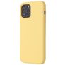 Mobigear Rubber Touch iPhone 12 Pro Silikone Bagsidecover - Gul