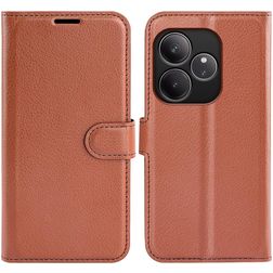 Mobigear Classic Realme GT 6 Funda tipo libro Cartera - Marrón
