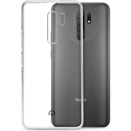 Mobilize Gelly Transparente Xiaomi Redmi 9 TPU flexível Capa traseira - Transparente
