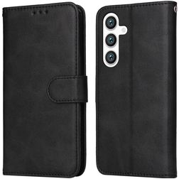 Mobigear Wallet Samsung Galaxy S24 Plus Cover a libro portafoglio - Nero