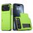 Mobigear Card iPhone 18 Pro Hard Case Back cover Shockproof with Card Holder - Green