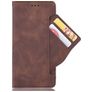 Mobigear Slide Wallet POCO F4 GT Pungetui med Seddelrum - Brun