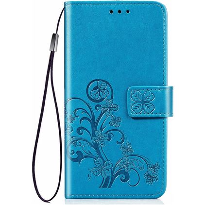 Mobigear Clover Samsung Galaxy Note 10 Lite Lompakkokotelo + Setelitasku - Sininen