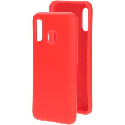 Mobiparts Samsung Galaxy A40 Silikon Zadní kryt - Scarlet Red