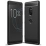 Mobigear Brushed Slim Sony Xperia XZ3 TPU flexível Capa traseira - Preto