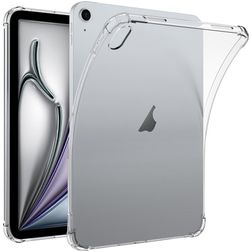Mobigear Cushion iPad Air 13 pulgadas (2024) TPU flexible Carcasa - Transparente