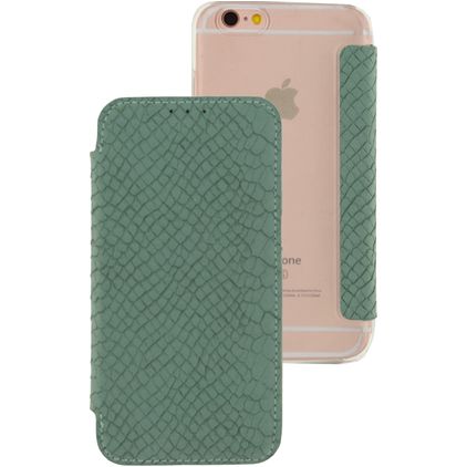 Mobilize Slim Gelly iPhone 6 Knížkové pouzdro - Soft Snake Wild Moss