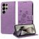 Mobigear Flowers Samsung Galaxy S25 Ultra Capa livro Carteira - Roxo