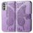 Mobigear Butterfly Motorola Moto G82 Cover a libro portafoglio - Viola