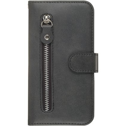 Mobigear Zipper Samsung Galaxy S20 Plus Wallet case - Black