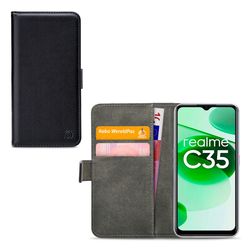 Mobilize Classic Gelly Wallet Realme C35 Funda tipo libro Cartera - Negro