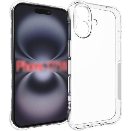 Mobigear Cushion Läpinäkyvä iPhone 18 Joustava TPU Suojakuori - Läpinäkyvä