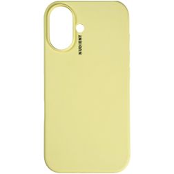 Nudient Base iPhone 16 Plus Silikone Bagsidecover - Pale Yellow