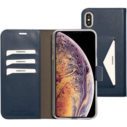 Mobiparts Classic Wallet iPhone XS Max Wallet case - Blue