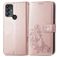 Mobigear Clover TCL 305 Funda tipo libro Cartera - Oro rosa